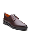 Andare Leather Lace Up Shoes Brown