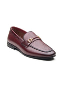 Fulvio Leather Formals Shoes Bordo