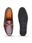 Fulvio Leather Formals Shoes Bordo