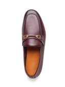Fulvio Leather Formals Shoes Bordo