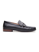 Riccardo Leather Loafers Black