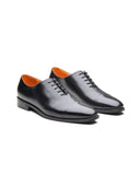 Emilio Leather Derby Shoes Black