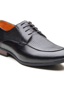 Kevin Leather Derby Shoes Black