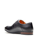 Kevin Leather Derby Shoes Black