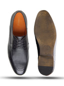 Kevin Leather Derby Shoes Black