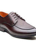 Kevin Leather Derby Shoes Brown