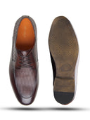 Kevin Leather Derby Shoes Brown