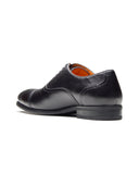 Massimo Leather Derby Shoes Black