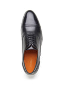 Massimo Leather Derby Shoes Black