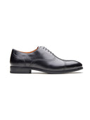 Massimo Leather Derby Shoes Black