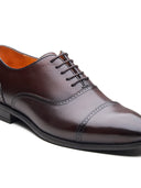 Massimo Leather Derby Shoes Brown