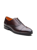 Massimo Leather Derby Shoes Brown