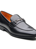 Nerio Leather Formals Shoes Black