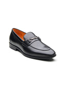 Nerio Leather Formals Shoes Black