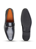 Nerio Leather Formals Shoes Black