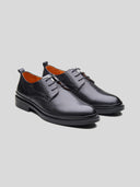 Andare Leather Lace Up Shoes Black