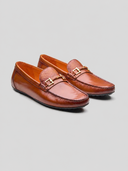 Piero Leather Loafers Slip-on Shoes Black