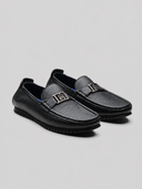 Enzo Leather Loafers Black