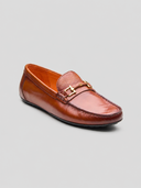 Piero Leather Loafers Slip-on Shoes Black
