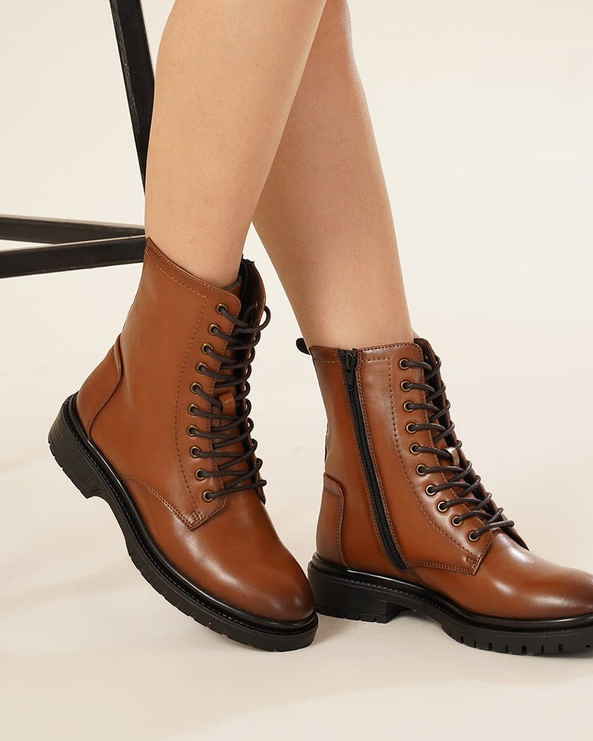 Cascina Ankle Boots Tan
