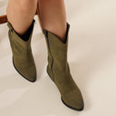 Cefalu Long Boots Olive