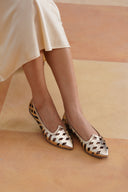 Michael Angelo's Aurora Ballerinas For Women (Gold)