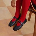 Michael Angelo's Camille Mary Janes For Women (Black)