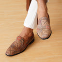 Pordenone Ethnic Slip Ons Multicolor