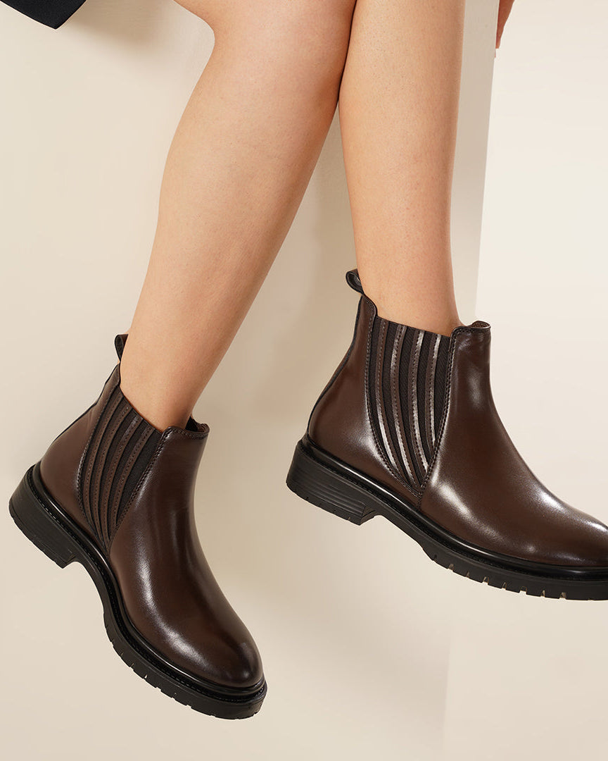 Capua Ankle Boots Brown