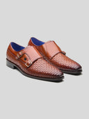 Ezio Leather Formal Slip-on Shoes Tan