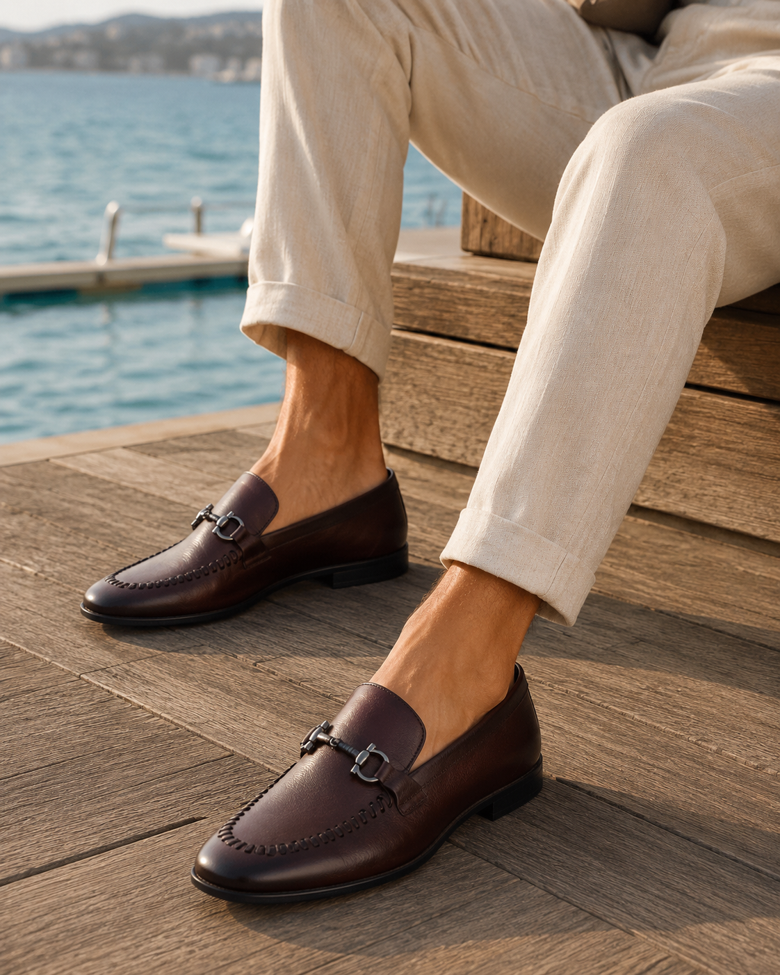 Fausto Leather  formals Shoes Brown