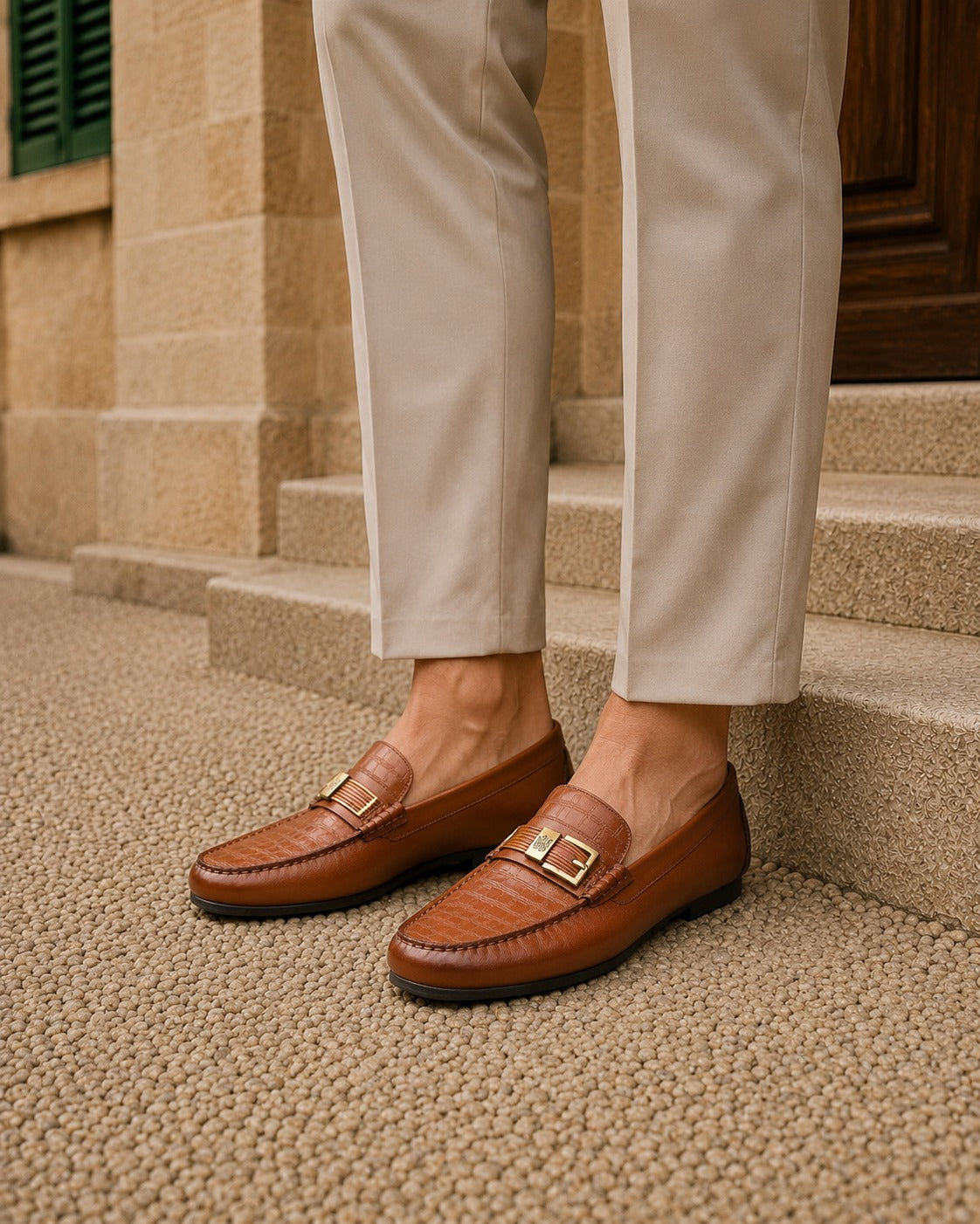 Ford Leather Loafers Tan