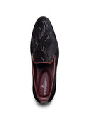 Gabriele Ethnic Slip Ons Cherry