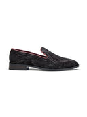 Gabriele Ethnic Slip Ons Cherry