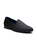 Gianni Ethnic Slip Ons Black