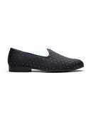 Gianni Ethnic Slip Ons Black