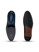 Gianni Ethnic Slip Ons Black