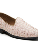 Gigino Ethnic Slip Ons Pink