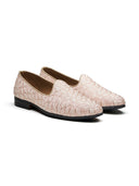 Gigino Ethnic Slip Ons Pink