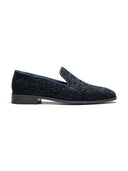 Graziano Ethnic Slip Ons Black