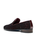 Graziano Ethnic Slip Ons Cherry