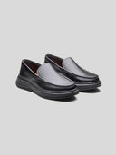 Ivano Leather Comfort Slip-on Shoe Black