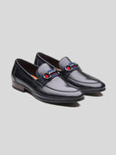 Karlo Leather Formals Shoes Black