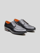 Kevin Leather Derby Shoes Black