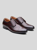 Lorenzo Leather Derby Shoes Brown