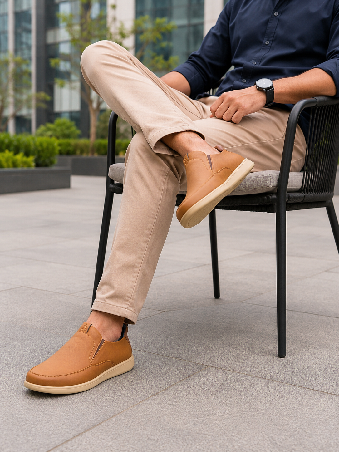 Noto Casuals Shoes Tan