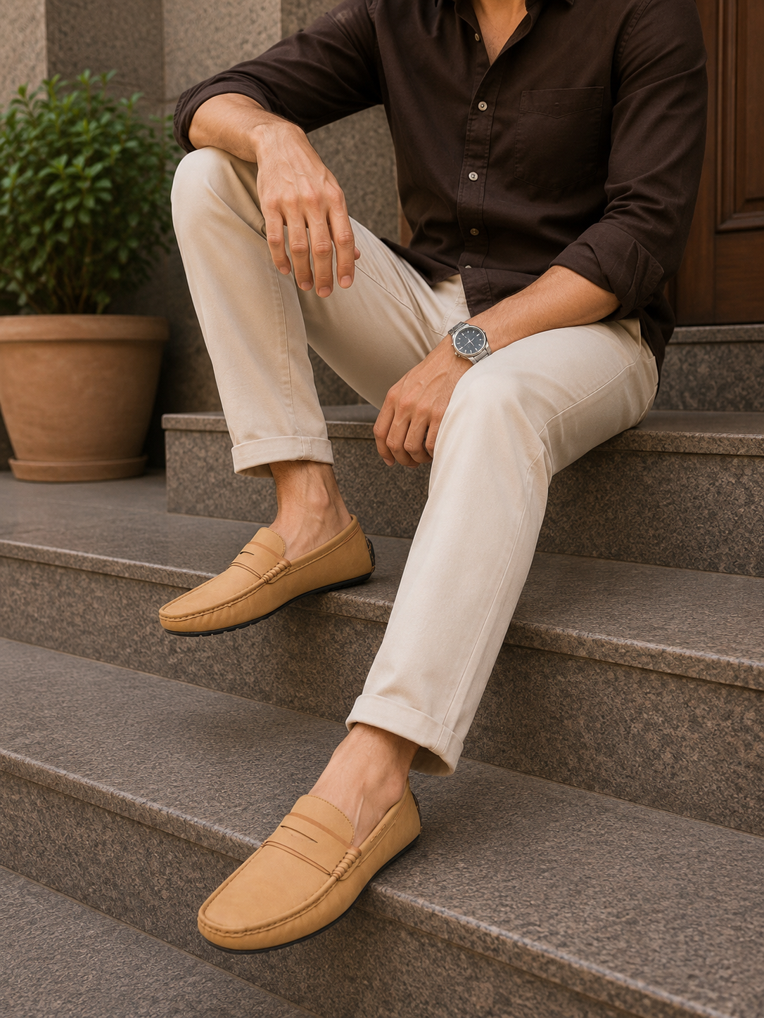 Hugon Loafers Tan