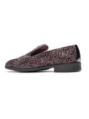 Emilia Ethnic Slip Ons Cherry