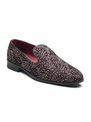 Emilia Ethnic Slip Ons Cherry