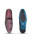 Emilia Ethnic Slip Ons Cherry